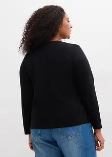 Langermet topp av 100% bomull, bonprix