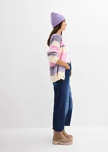 Grovstrikket cardigan med fargegradering, bonprix