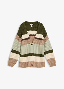 Grovstrikket cardigan med fargegradering, bonprix