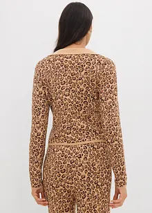 Kort, finstrikket cardigan, bonprix