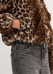 Oversized fuskepelsjakke, bonprix