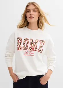 Oversized sweatshirt i 100% økologisk bomull, bonprix