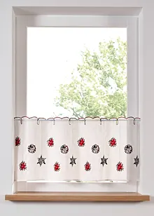 Gardinkappe med julebroderi, bonprix