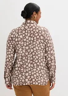 Skjorte i viskose med flaggermusermer, bonprix