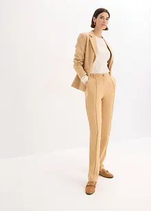 Bukse i bomullsjersey med biser, bonprix