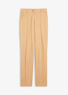 Bukse i bomullsjersey med biser, bonprix