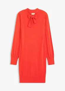 Strikket kjole i lett viskosemiks, bonprix