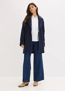 Kort, oversized kåpe i bouclé, bonprix