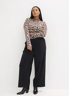 Langermet topp av myk viskosemiks, bonprix