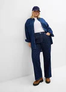 Straight Jeans Mid Waist komfortlinning, bonprix