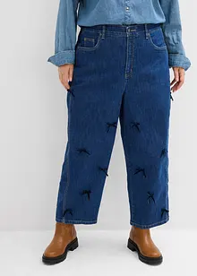 Barrel jeans High Waist, komfortlinning, bonprix