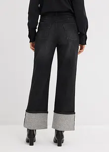 Straight-jeans High Waist med turn up, bonprix