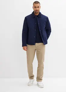 Regular Fit-bukse i varmende materiale med mykt flanellfôr og stretch, Straight, bonprix