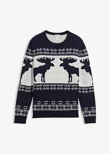 Genser med koftemønster, bonprix