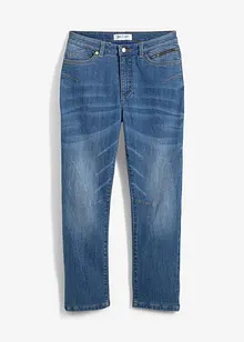 Termojeans med flannelfôr, Slim Fit, tapered, bonprix