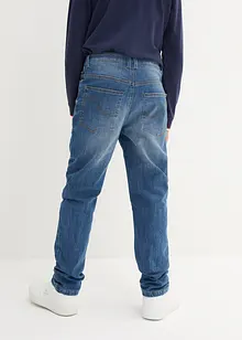 Termojeans med flannelfôr, Slim Fit, tapered, bonprix