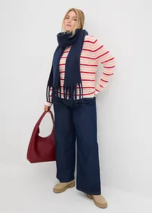 Genser med hullmønster, bonprix