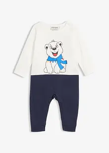 Overall til baby i ren økologisk bomull, bonprix