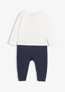 Overall til baby i ren økologisk bomull, bonprix