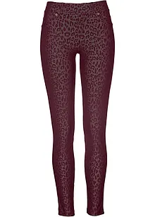 Jeggings med leopardmønster, bonprix