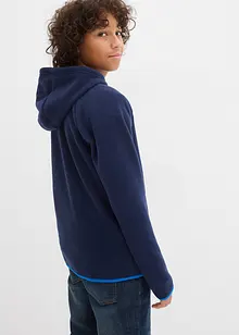 Fleecejakke med kontrastdetaljer, bonprix
