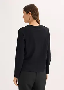 Langermet topp i 100% økologisk bomull, bonprix