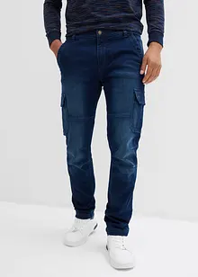 Termo Regular Fit cargo-jeans med komfortlinning og flanellfôr, Straight, bonprix