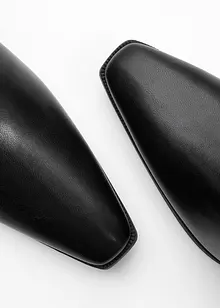 Ankelstøvletter med blokkhæl, bonprix