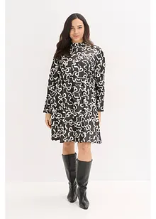 Midikjole i lett viskosemiks, bonprix