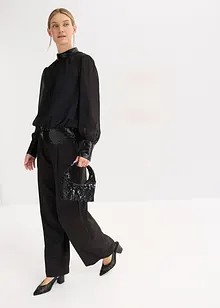 Overdel i tynn tyll med paljetter, bonprix