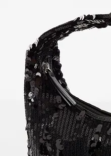 Liten håndveske med paljetter, bonprix