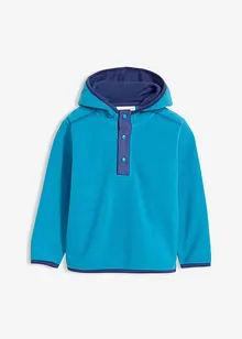 Fleecegenser med hette, bonprix