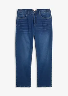 Relaxed Fit-jeans i varmende denim med stretch og komfortlinning, Straight, bonprix