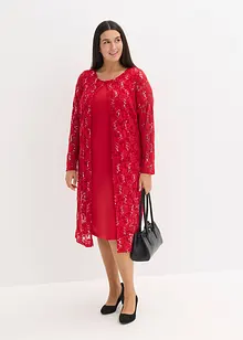 Kjole med blonder (2-delt sett), bonprix