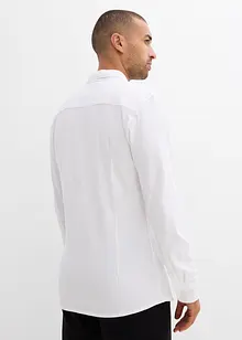 Super stretchskjorte av bomullspiké, Slim Fit, bonprix
