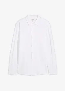 Super stretchskjorte av bomullspiké, Slim Fit, bonprix