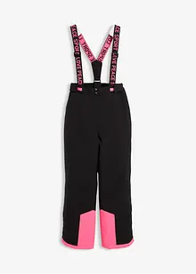 Skibukse med avtagbare stropper, vanntett, bonprix