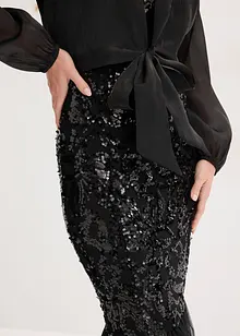 Bolero i lett tyll med knyting, bonprix