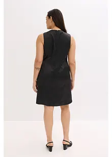 Minikjole i sateng med glans, bonprix