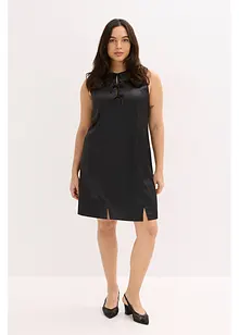 Minikjole i sateng med glans, bonprix