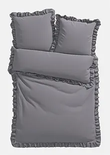 Sengesett med rysjer, bonprix