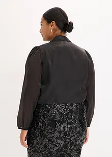 Bolero i lett tyll med knyting, bonprix