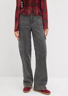 Cargo-jeans, High Waist, bonprix