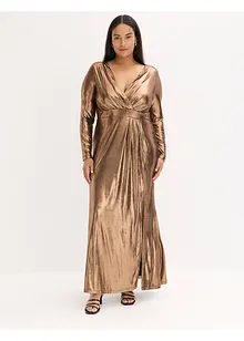 Selskapskjole av fin jersey med glans, bonprix