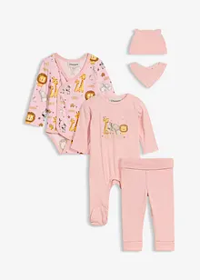 Baby-startsett i økologisk bomull (5-delt sett), bonprix