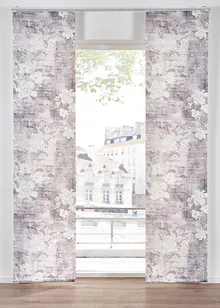 Ugjennomsiktig panelgardin med mønster (1-pack), bonprix