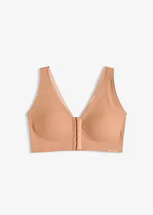 Vattert Feel Comfort Lasercut-BH uten bøyle med lukning foran, bonprix