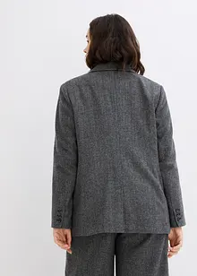 Ullblazer med fiskebensmønster, bonprix