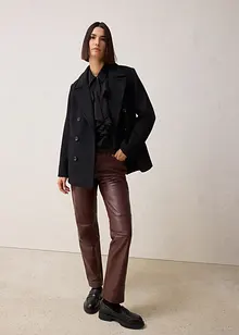 Bluse med silke, bonprix