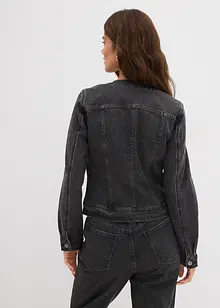 Denimjakke med strass, bonprix